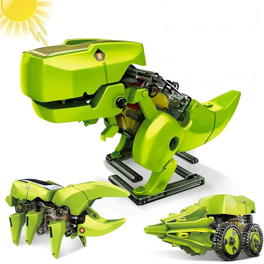 3-in-1 STEM education - Dinosaur Solar Energy Robot Kit