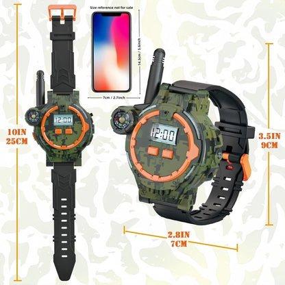 Two-Way Radio Walkie Talkies for Kids with Flashlight and Compass