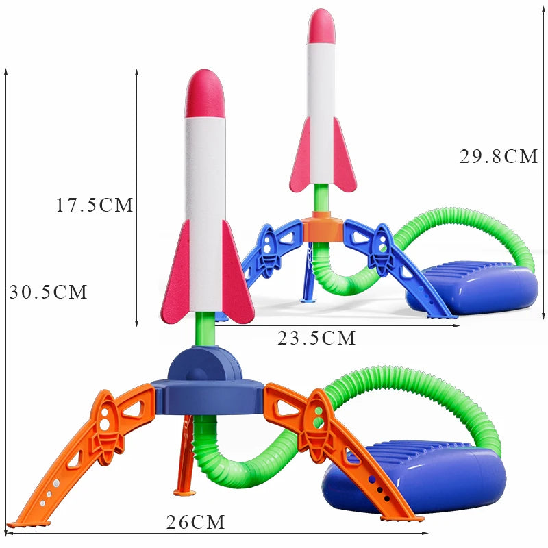 Air Stomp Rocket Launcher - High Flying Toy Foam Blaster